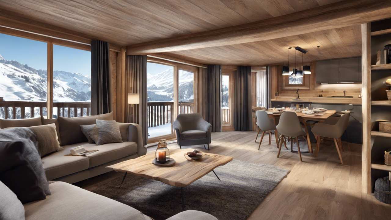 Courchevel's accomodations